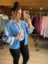 Charger l'image dans la galerie, Gilet bleu sans manches ELETTA (34 au 40)