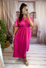 Charger l'image dans la galerie, Robe fuchsia team petite TALI (40 au 48)