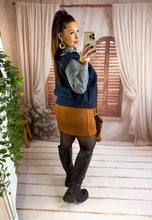 Charger l'image dans la galerie, Gilet sans manches bleu marine YOU (34 au 48)