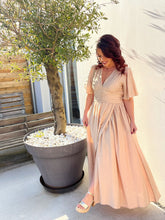 Charger l&#39;image dans la galerie, Robe beige AMOR ( 34 au 48 )
