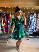 Charger l&#39;image dans la galerie, Robe courte bleu/verte Astrid ☀️( s/m/l)