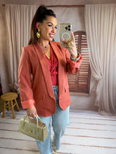 Charger l'image dans la galerie, Veste blazer terracota TILIA (34 au 52)