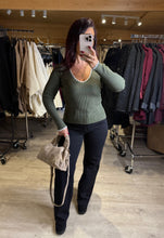 Charger l&#39;image dans la galerie, Jean Wide leg noir FELICIA (38 au 48)