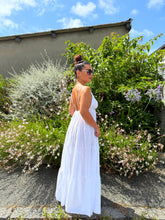 Charger l'image dans la galerie, Robe longue blanche soleil DITA ( 34 au 44 )