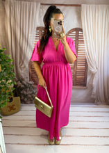 Charger l'image dans la galerie, Robe fuchsia team petite TALI (40 au 48)