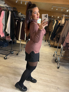 Col roulé chocolat DOREEN (34 au 44)