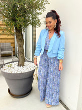 Charger l&#39;image dans la galerie, Blazer court bleu clair MIA ( 36 au 48 )