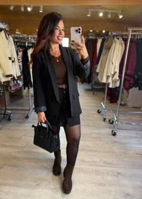 Blazer noir TILIA (34 au 50)
