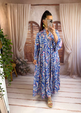 Charger l'image dans la galerie, Robe loose bleu THAIS (38 au 46)