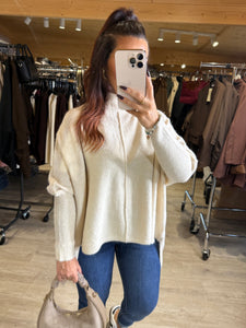 Pull large écru MORGANE (36 au 50)