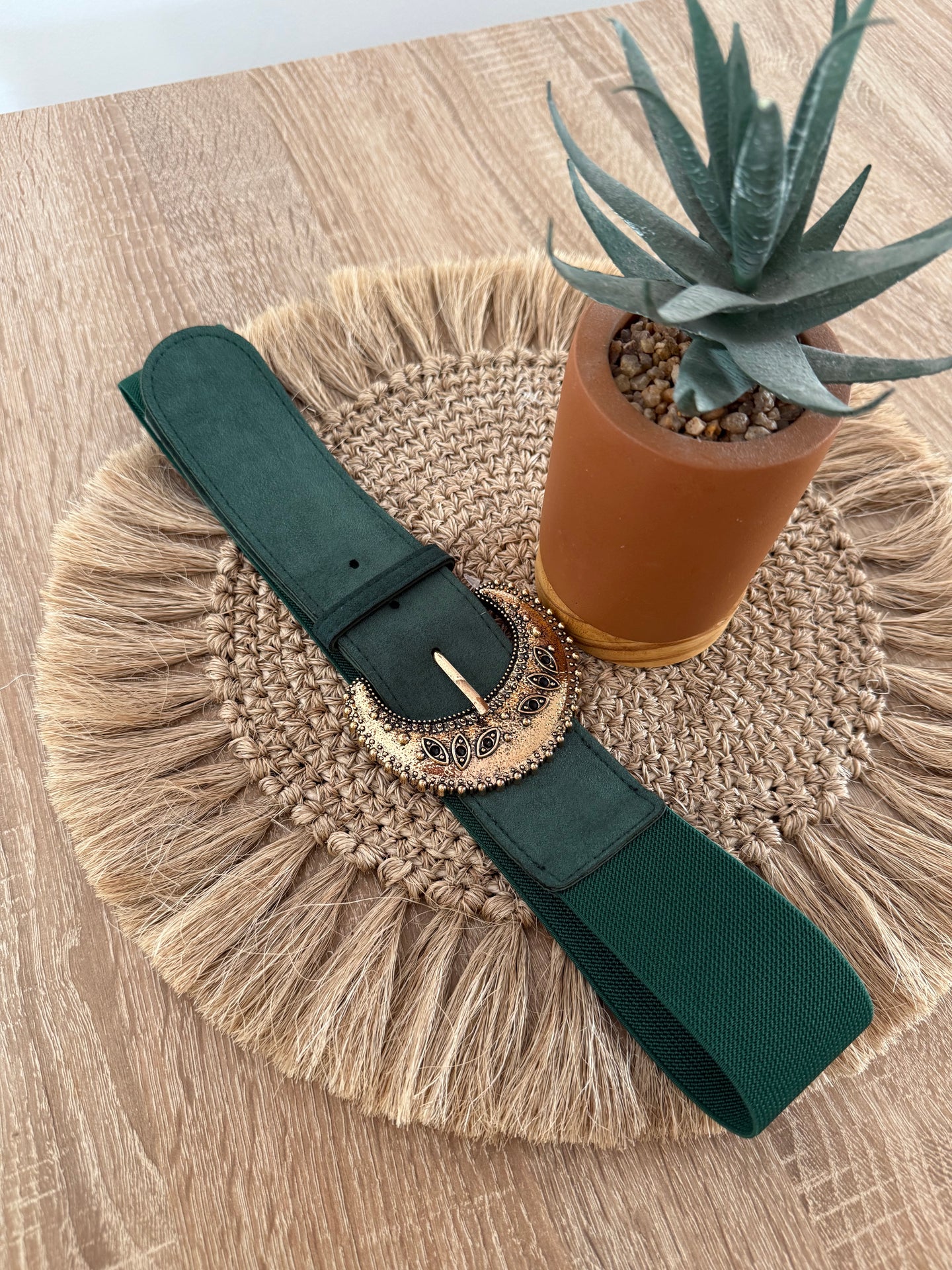 Ceinture verte koka elastique