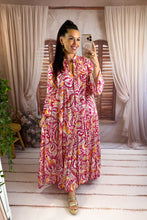 Charger l'image dans la galerie, Robe loose rose THAIS (38 au 46)
