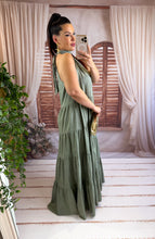 Charger l'image dans la galerie, Robe longue kaki MOLLY ( 36 au 44 )
