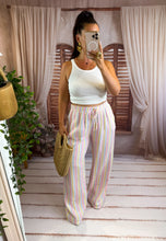 Charger l'image dans la galerie, Pantalon gaz de coton rayé rose ( 34 au 46 ) New