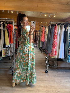 Robe verte ÉDEN (reste taille 40)