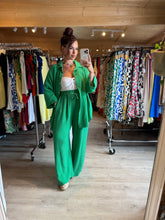 Charger l'image dans la galerie, Pantalon vert gaz de coton Nina ( 38 au 48. )☀️
