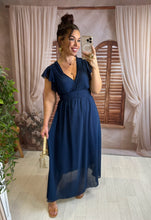 Charger l'image dans la galerie, Robe bleu marine LISANDRA (34 au 48 )