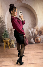 Charger l'image dans la galerie, Jupe velours noir CLEM (36 au 48)