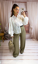 Charger l'image dans la galerie, Pantalon de costume fluide kaki BILL