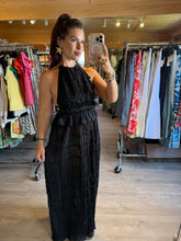 Charger l&#39;image dans la galerie, Ensemble noir top+jupe ORIANA (34 au 40)