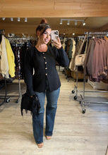 Charger l&#39;image dans la galerie, Gilet noir KLERVIE (34 au 40)