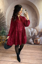 Charger l'image dans la galerie, Robe bordeaux coupe loose MULAN (34 au 42)