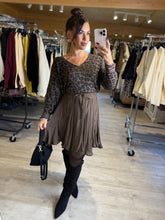 Charger l&#39;image dans la galerie, Pull fin léopard chocolat CLARA (36 au 48)