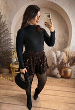 Charger l&#39;image dans la galerie, Short sequins chocolat ÉLICE (34 au 42)⭐️