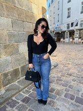 Charger l&#39;image dans la galerie, Jean large bleu YOUNA (34 au 42)