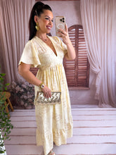 Charger l'image dans la galerie, Robe longue jaune MONA ( 36 au 48 )