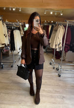 Charger l&#39;image dans la galerie, Blazer marron foncé TILIA (34 au 50)