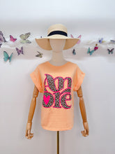 Charger l'image dans la galerie, Tee Shirt amore abricot DOHA (34 au 42)