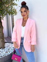 Charger l'image dans la galerie, Blazer rose dragée TILIA ( taille 36 au 50 ) ⭐️