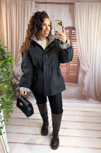 Charger l'image dans la galerie, Manteaux imperméable noir JOSÉPHINE (38 au 52)