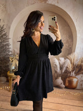 Charger l&#39;image dans la galerie, Robe scintillante noir VICTOIRE (36 au 48)⭐️