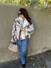 Charger l&#39;image dans la galerie, Manteau fourrure synthétique écru YLA (36 au 44)