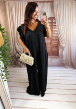 Charger l'image dans la galerie, Combinaison coupe large noir RACHEL (46 au 54)