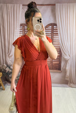 Charger l'image dans la galerie, Robe terracota LISANDRA (34 au 48 )