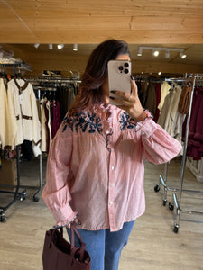 Chemise bordeaux LAETITIA (36 au 48)