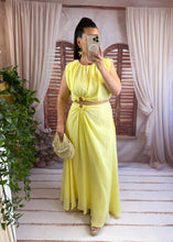 Charger l'image dans la galerie, Ensemble top + jupe jaune MANON (36 au 42)
