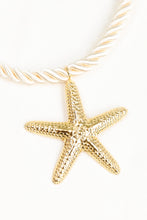 Charger l&#39;image dans la galerie, Collier Cordon Beige Étoile De Mer ☀️