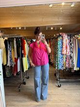 Charger l&#39;image dans la galerie, Chemisier fuchsia TATIANA ( reste taille s/m et 44 )