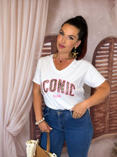 Charger l'image dans la galerie, Tee Shirt iconic léopard rose PERLE (36 au 48)