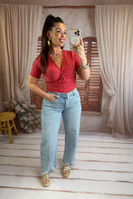 Charger l'image dans la galerie, Jeans ballon fit cropped CAMILLE (