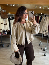Charger l&#39;image dans la galerie, Bombers suédine beige LELE (36 au 44)