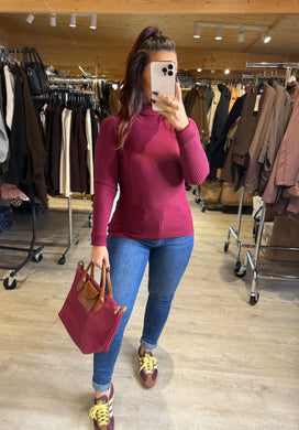 Col roulé bordeaux DOREEN (34 au 44)