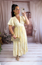 Charger l'image dans la galerie, Robe longue jaune MONA ( 36 au 48 )