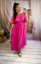 Charger l'image dans la galerie, Robe fuchsia team petite TALI (40 au 48)