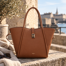 Charger l'image dans la galerie, Grand sac camel ÉMELINE