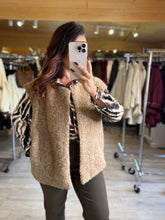 Charger l&#39;image dans la galerie, Gilet sans manches camel YOU (34 au 44)